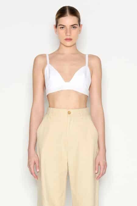 Nadia Rapti Vice Top White