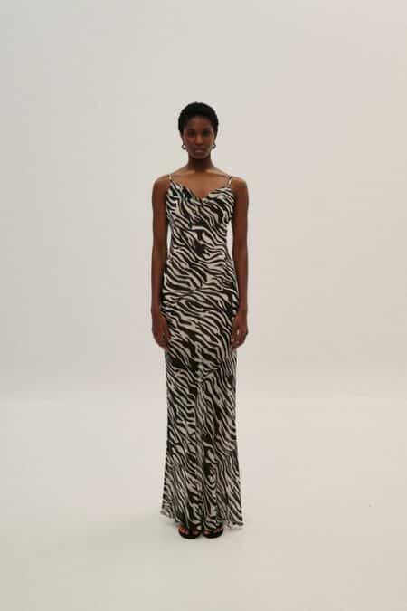 Combos Dress Maxi Zebra