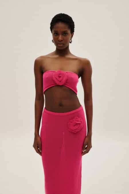 Combos Bra Knit Flower
