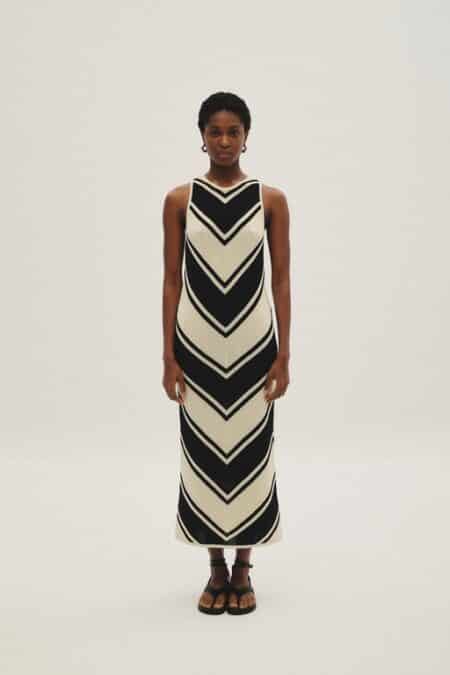 Combos Dress Maxi Two-Tone