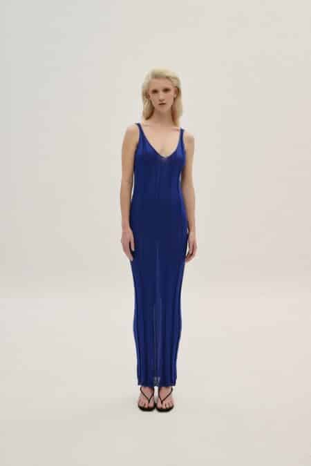 Combos Dress V Maxi Lurex