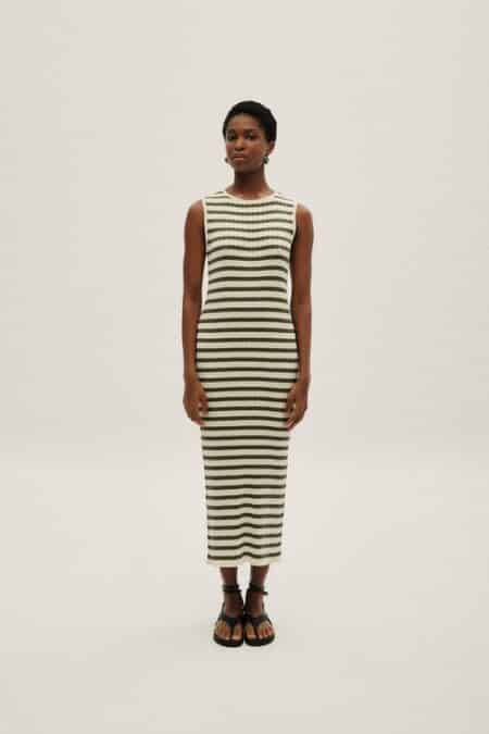 Combos Dress Maxi Striped