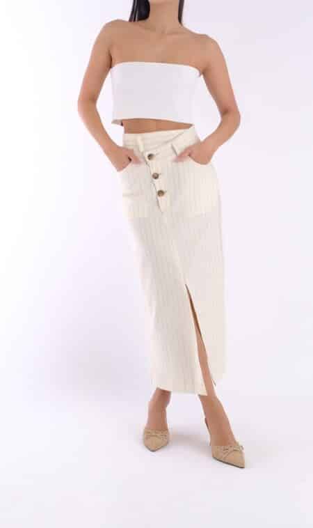 Salt & Pepper Diana Skirt
