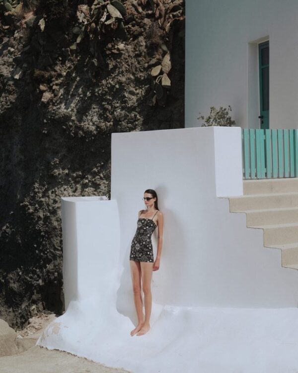 Combo Swimsuit Paisley Black - Image 2