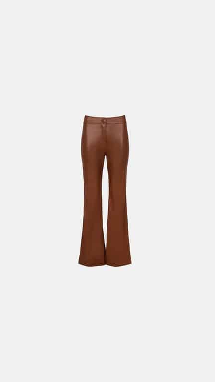 Stefania Vaidani Kyklos Vegan Leather Pants