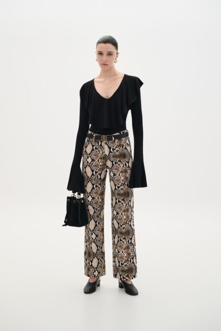 Combos Denim Trouser Python