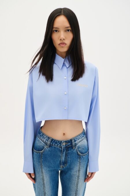 Combos Shirt Crop Poplin