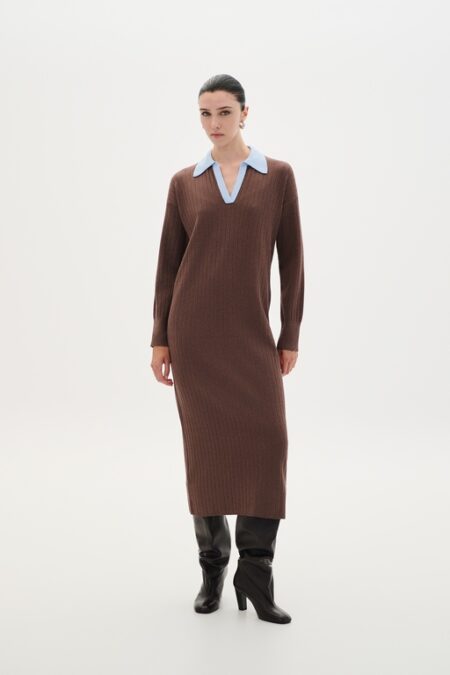 Combos Dress Maxi V Polo