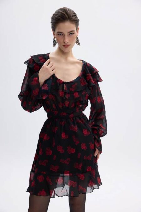Combos Red Bloom Dress