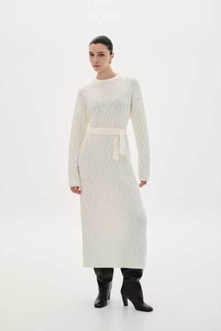 Combos Maxi Dress With Belt