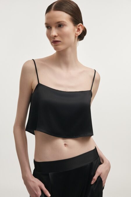 Nadia Rapti Naia Crop Top Black