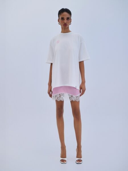 Combos Skirt Mini Satin Lace