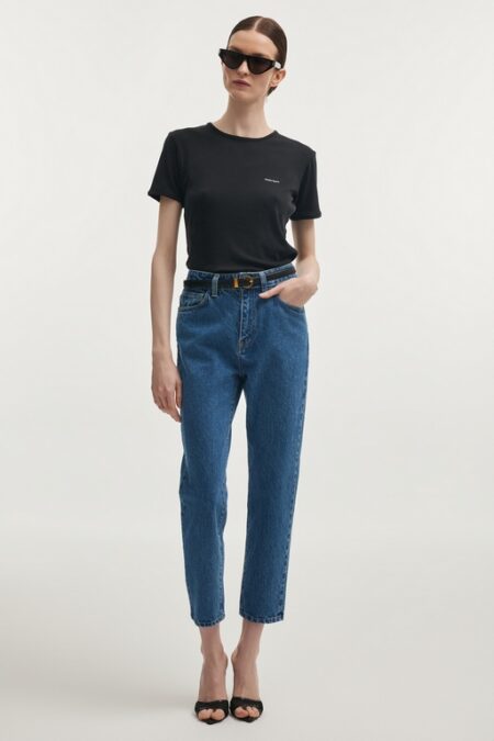 Nadia Rapti Indigo Denim Trousers