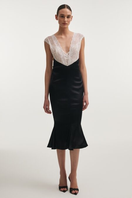 Nadia Rapti Naia Midi Dress Black