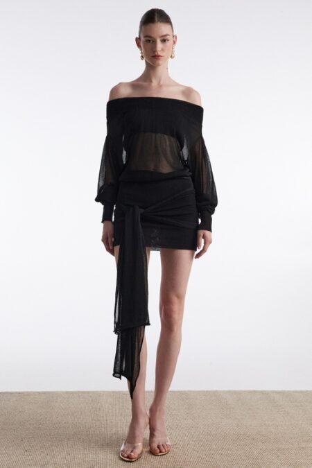 Nadia Rapti No.26 Knitted Mini Dress