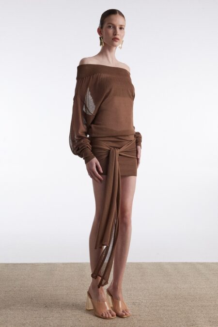 Nadia Rapti No.26 Knitted Mini Dress