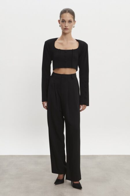Nadia Rapti Hourglass Trousers Black