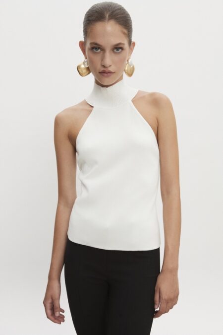 Nadia Rapti Heaven Knitted Top Off White