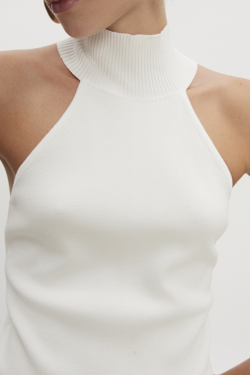 Nadia Rapti Heaven Knitted Top Off White - Image 2