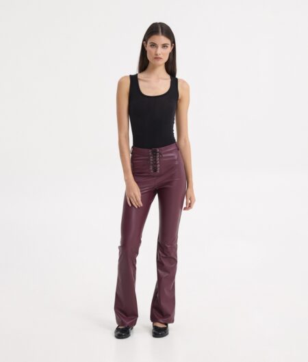 SunSetGo Heather Leather Pants