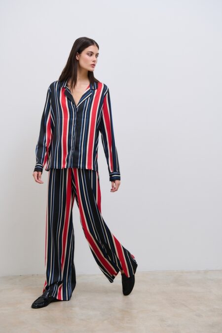 Combos Pinstripe Set Shirt & Trouser