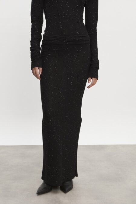 Nadia Rapti Magnetic Knitted Maxi Skirt
